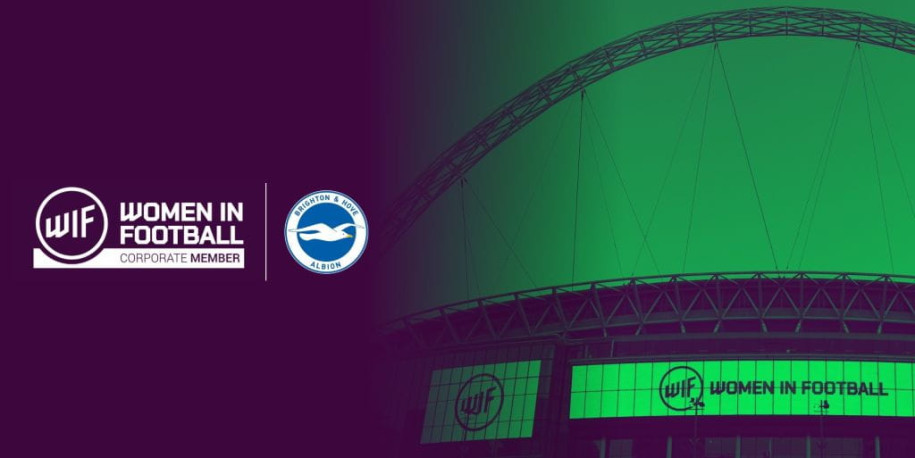 Brighton & Hove Albion FC announced as Women in Football's first official Corporate Member