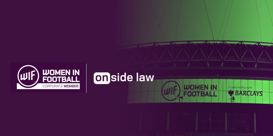 Onside Law sign up as Women in Football's latest Corporate Member