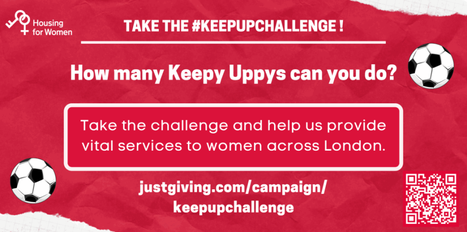 The Keep Up Challenge for charity - How many keepy uppys can you do?