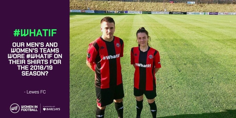 #WhatIf Lewes FC got shirty to support our campaign? Well they did!