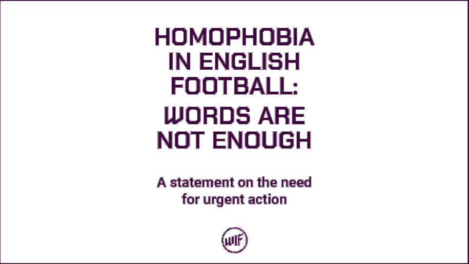 OUR JOINT STATEMENT ON HOMOPHOBIC ABUSE