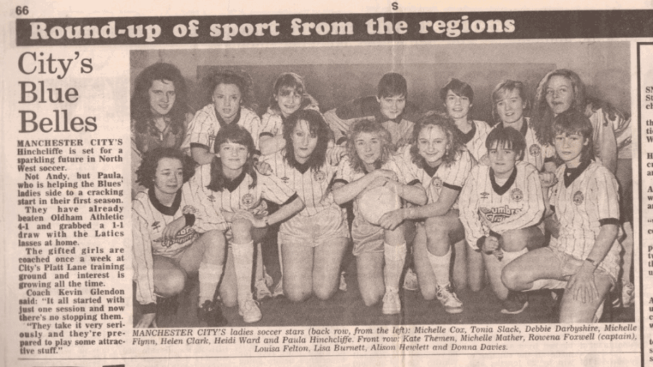 Thirty years of women's football at Manchester City