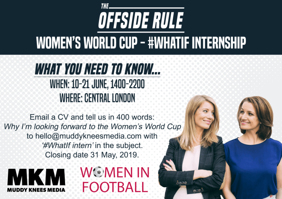 ##WhatIf you had an opportunity to be paid for a two-week internship during the World Cup this summer?