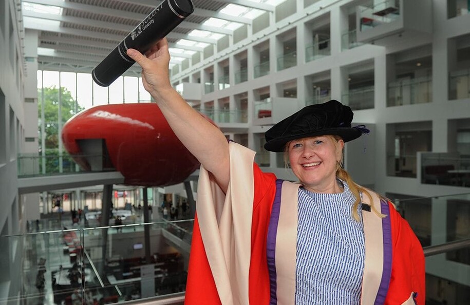 WiF co-founder Shelley Alexander awarded an honorary degree of Doctor of Sport